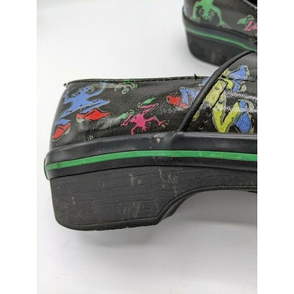 Dansko Women's Vegan Clog Shoes Comfort Slip On Work Frog  Print  37 6.5- 7 - Picture 12 of 12